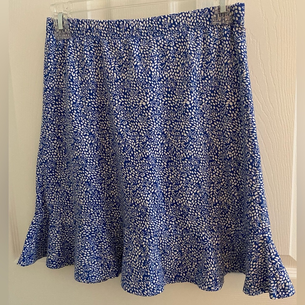 Susan Graver Skort Size XXS Blue White